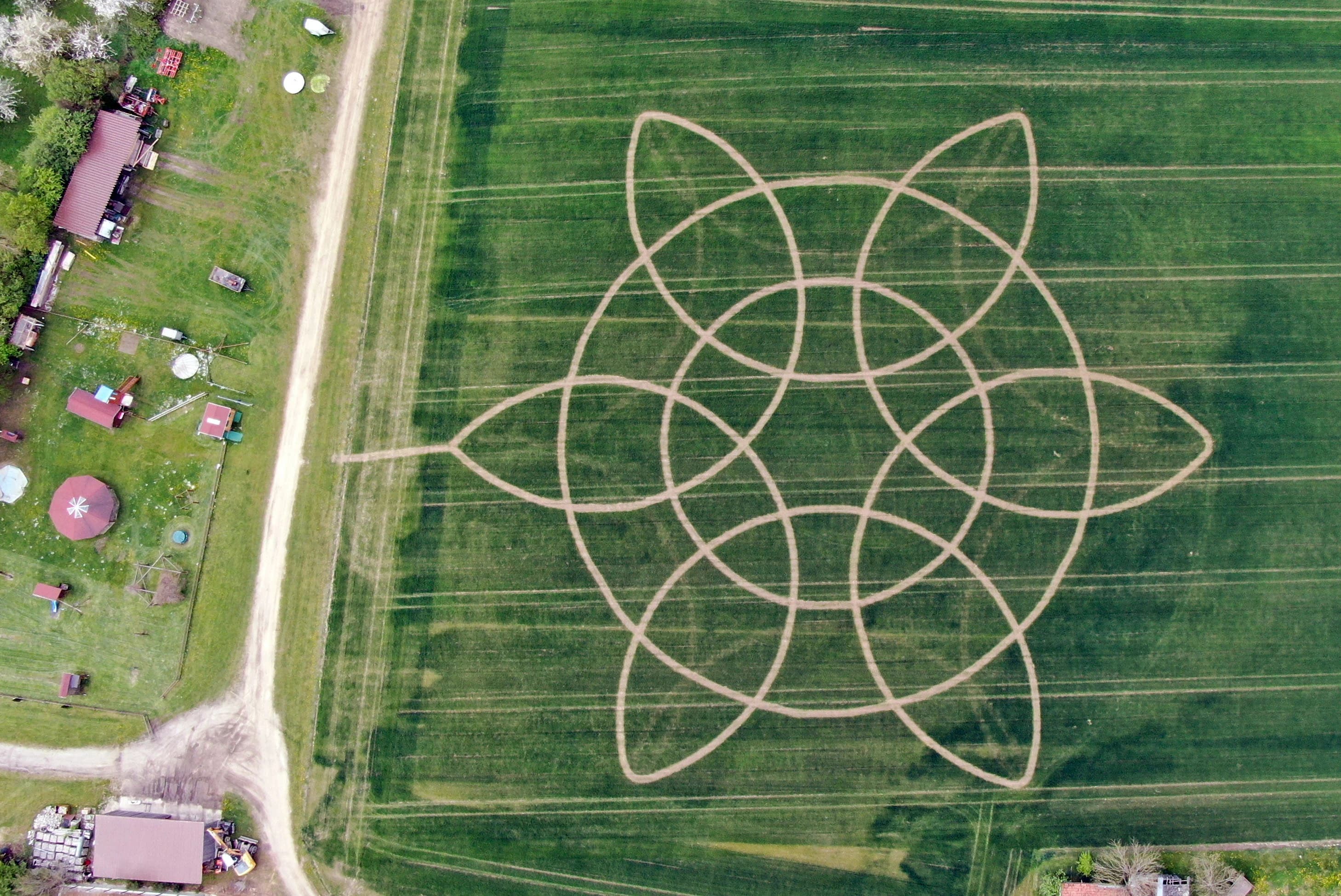 Unser Weizenlabyrinth 2022