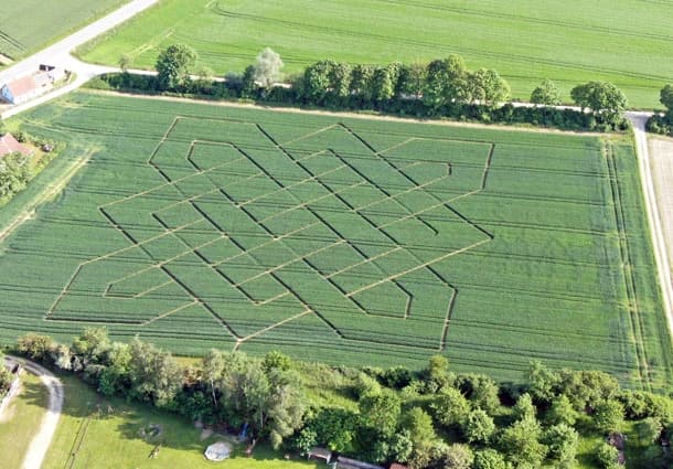 Unser Weizenlabyrinth 2023